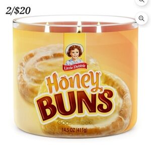 Goose Creek Candles Little Debbie Honey Bun 3 Wick Glass Jar Candle